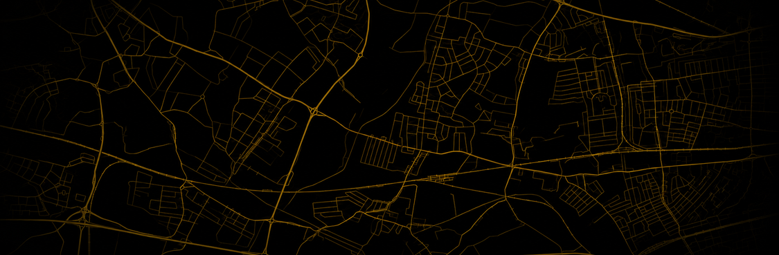 Gold street map artwork